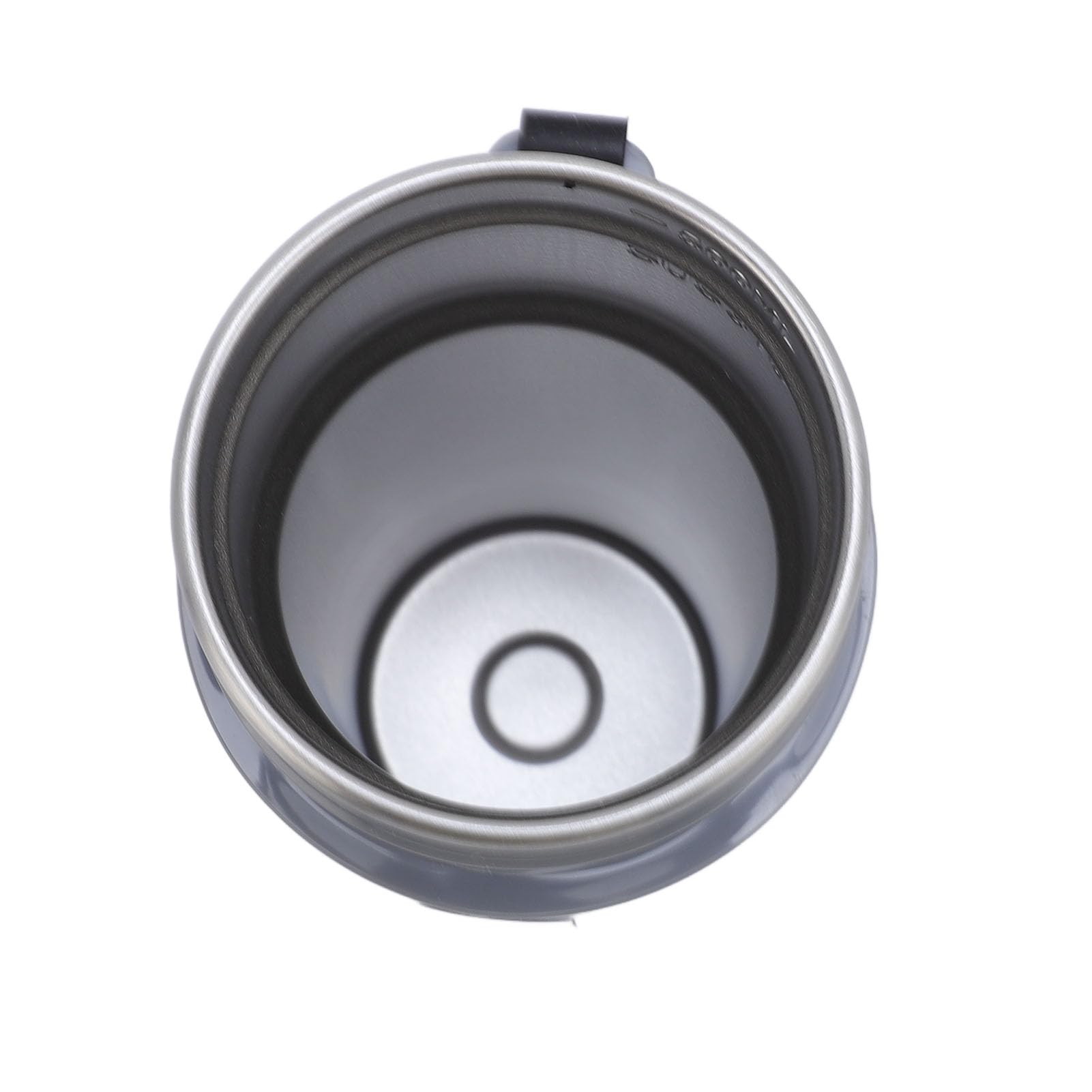 Hervidor eléctrico de viaje para coche, taza calefactora portátil para coche de 500 ml, calentador de café ajustable con temperatura de caldera de agua de 12V 24V, taza (White)