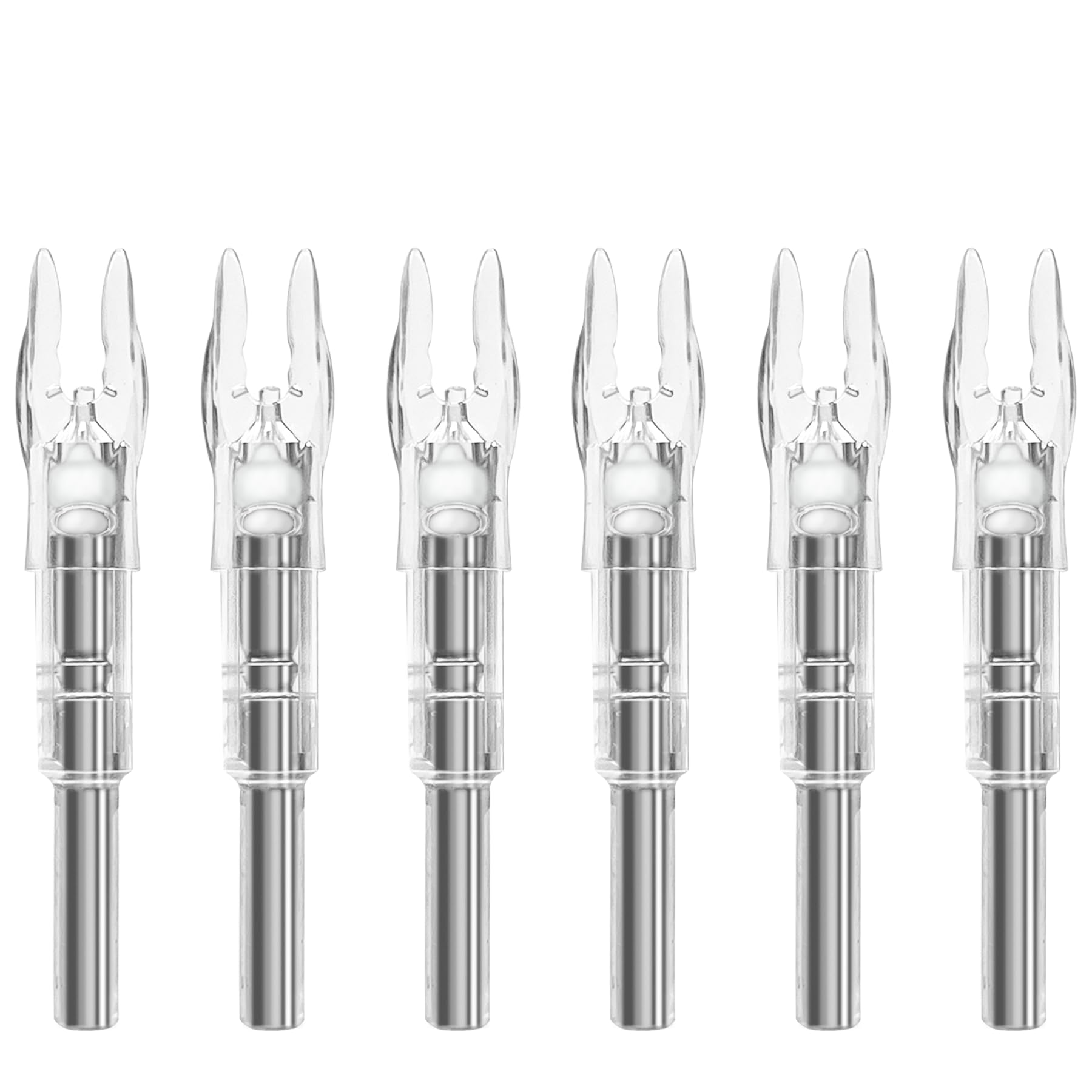 Lot 6 Encoches Lumineuses LED Pour Flèches – Universelles X/5.2mm, Avec Tournevis