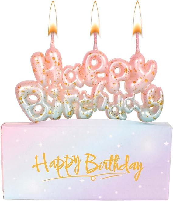 Vela Cumpleaños Número 1 Con Mariposas | Rosa Brillante | Para Tartas, Decoración Fiestas | 3D