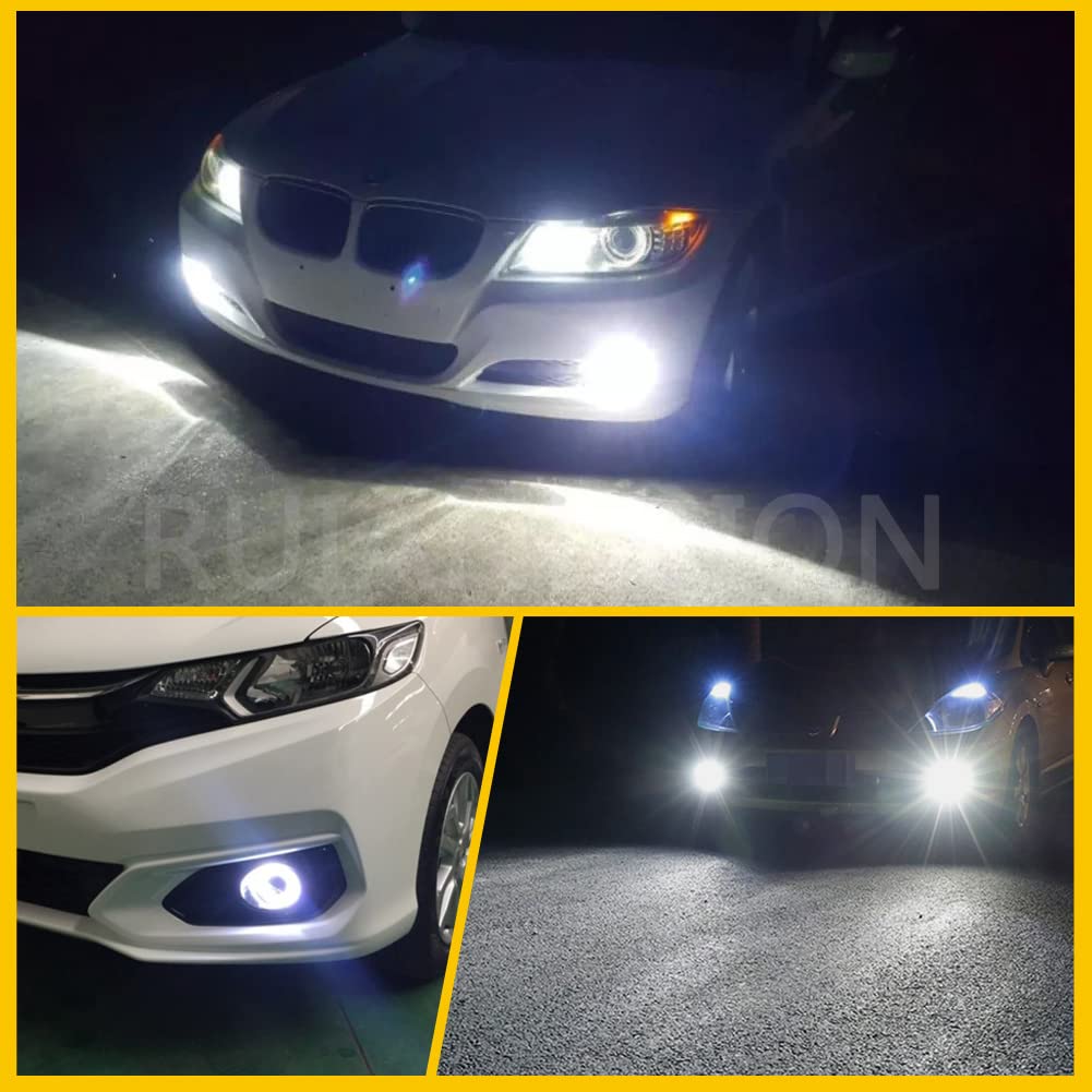 Ruiandsion 2pcs H7 alogena faro lampadina fendinebbia 100W 24V Xenon bianco 6000K lampadine