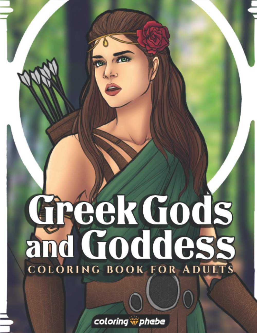 Greek Gods And Goddess Coloring Book For Adults Fantasy History ...