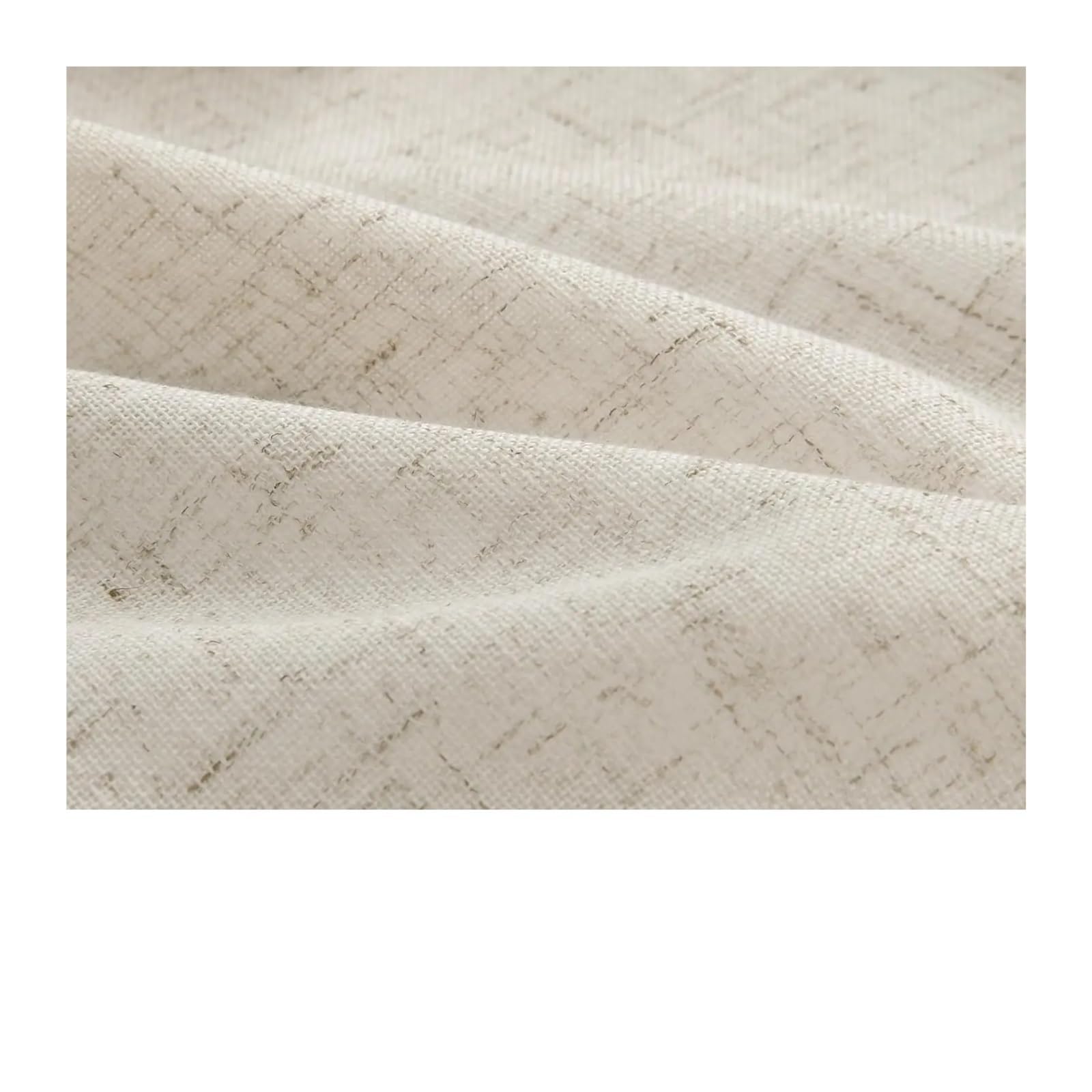 Rideau lin blanc transparent de 310 cm en tulle pour salon
