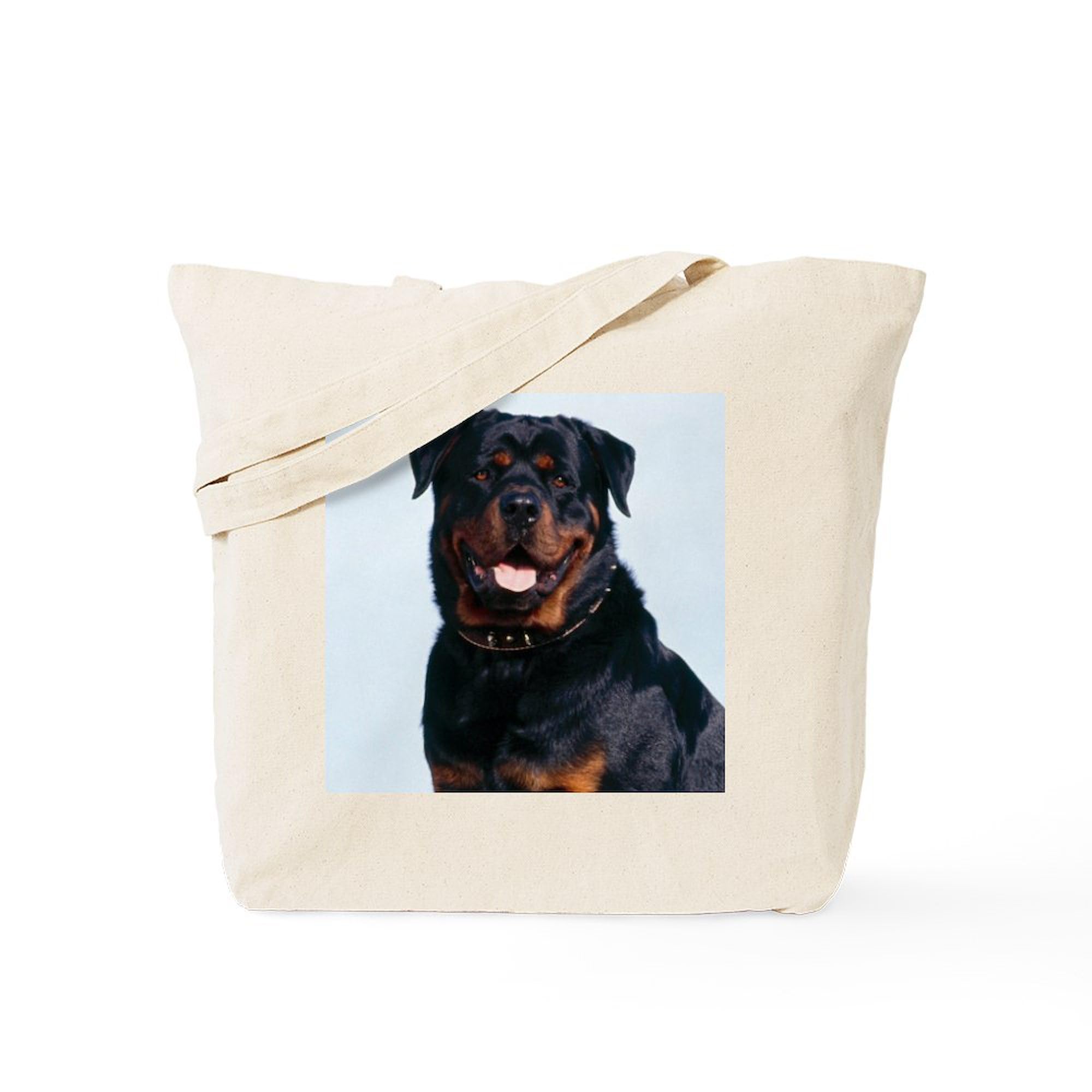 CafePress Rottweiler Tote Bag Reusable Natural Beige Canvas Shopping Bag