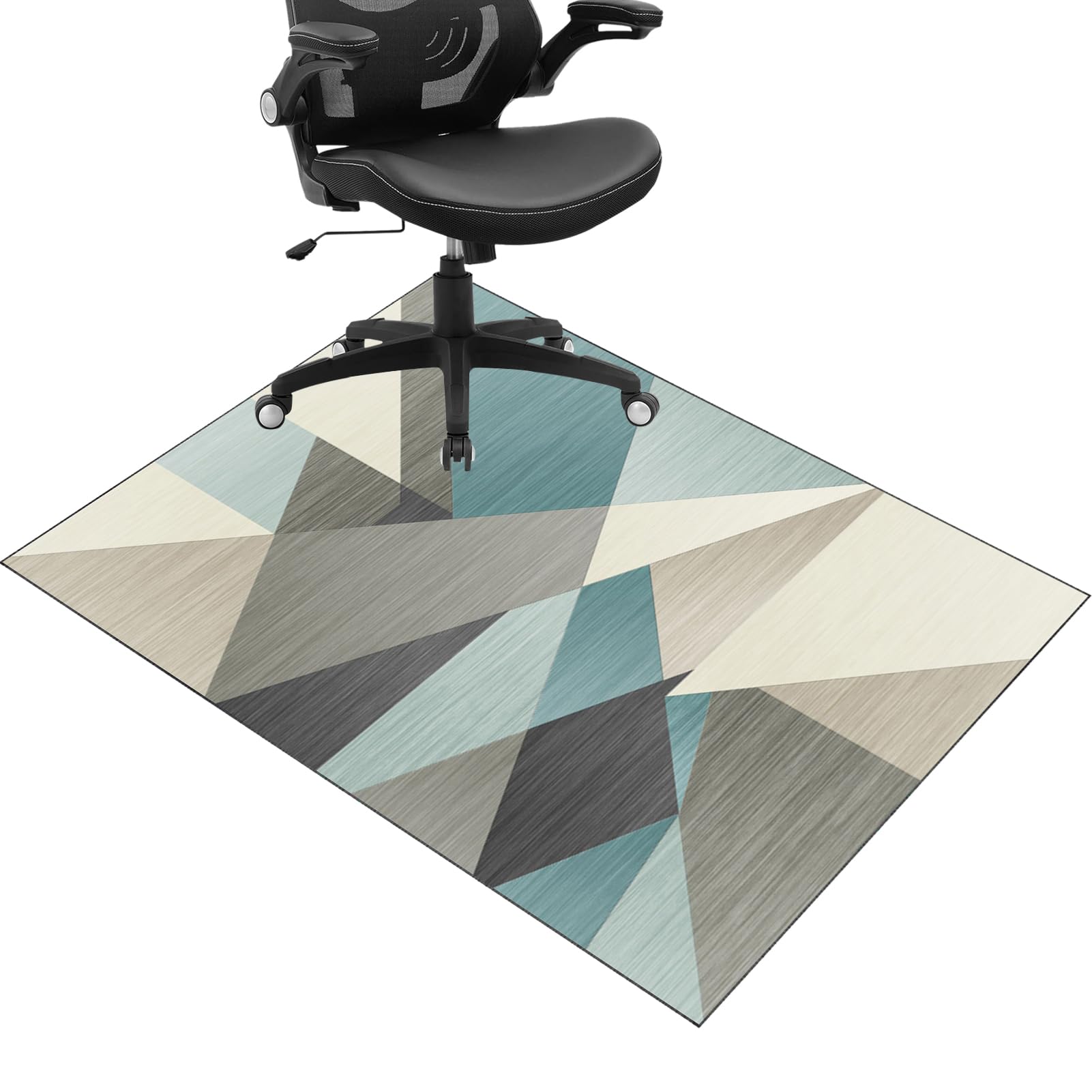 JaevKwzy Office Chair Mats for Carpeted Floors, Gaming Chair Mat, Carpet Protection Mat, Hardwood Floor Mat Protector, Non Slip Chair Floor Mat,Desk Chair Mat for Parquet, Tile, Laminate 100 x 120 cm