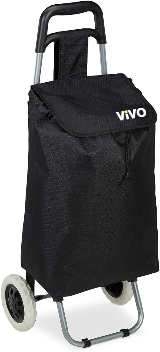 59L Folding Lightweight Shopping Trolley, Hard Wearing & Foldaway for