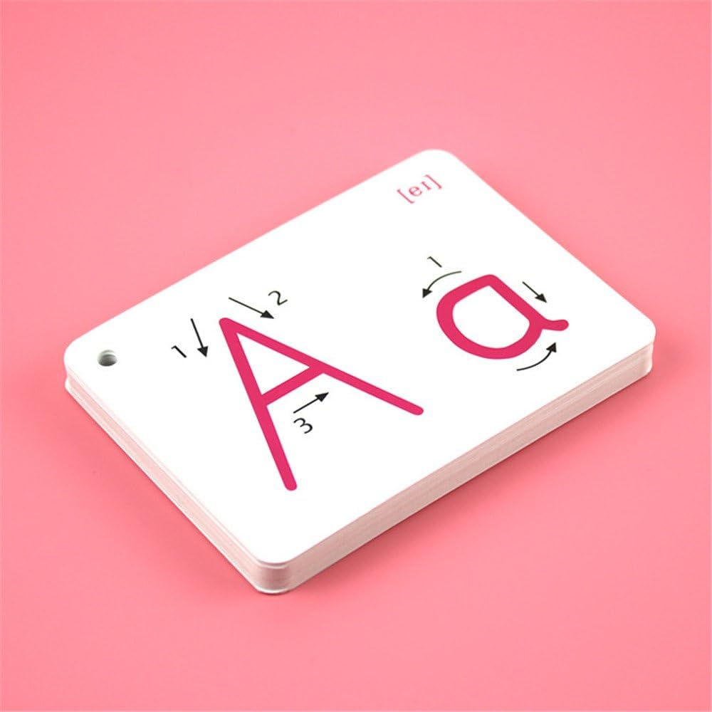 Alphabet Flash Cards - 26 Alphabet Card A-Z Capital Letters for School Teachers, Parents - Early Learning of Toddlers and Kids of All Ages (Font Two)
