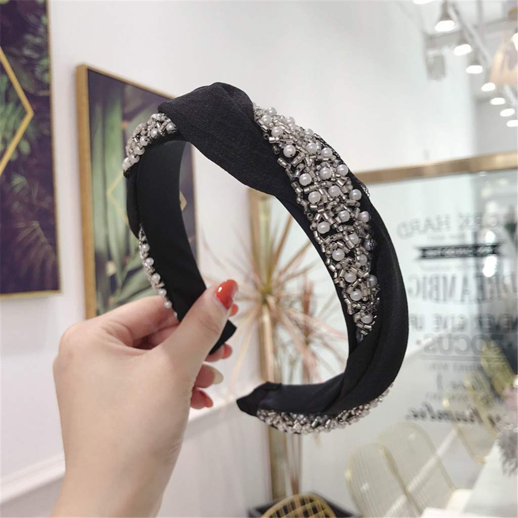 Opaski damskie Twist Knot Turban Opaska z kwiatowym nadrukiem Opaska do jogi dla kobiet i dziewcząt (kolor: D)