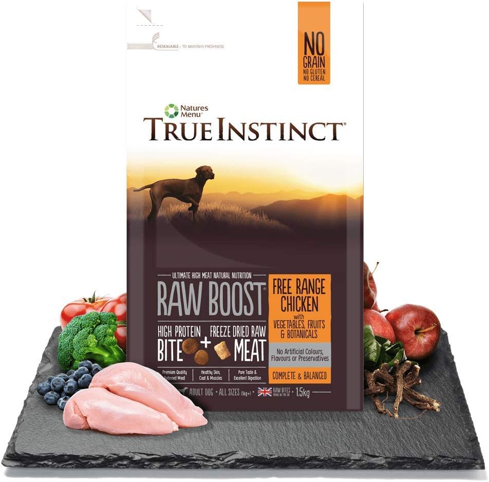 Natures Menu Dog Adult True Instinct Raw Boost Free Range Chicken 5kg