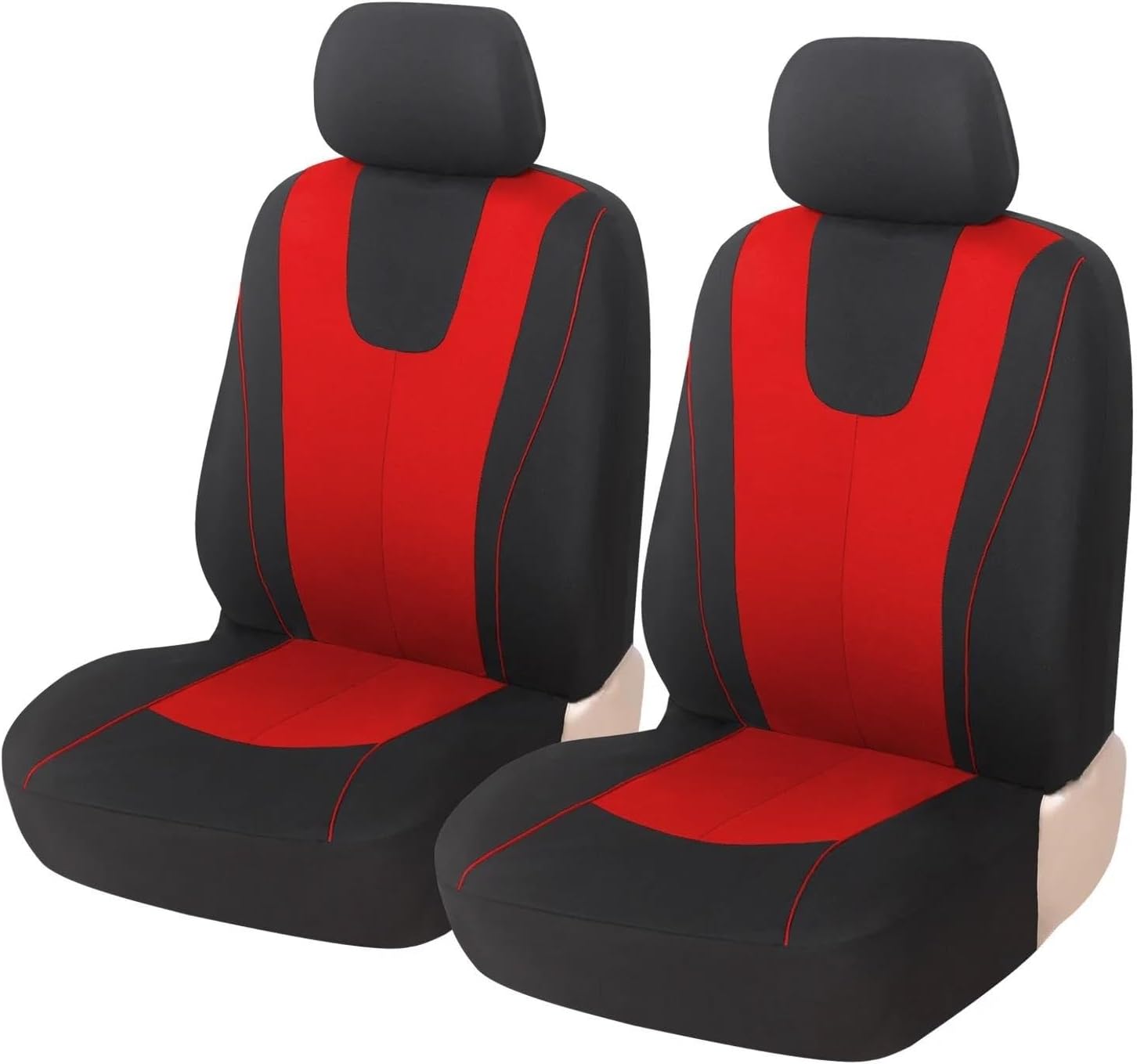 Seat Protector For Cadillac CT6 ATS For DeVille XTS For Escalade XT5 CTS STS DTS SLS XLR Protection Pad Car Seat Protector Covers Car Seat Cover(4Pcs-Red)