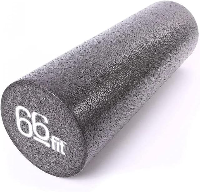 66fit EPP Foam Roller - Black - 15cm x 45cm