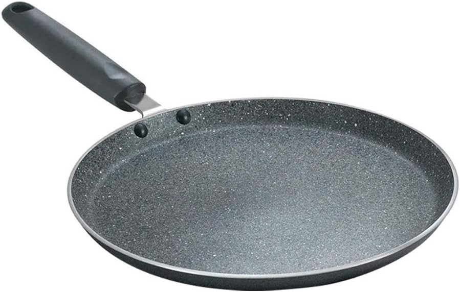 Omega Deluxe Granite Dosa Tawa, 280 mm, Black, Nonstick Aluminium