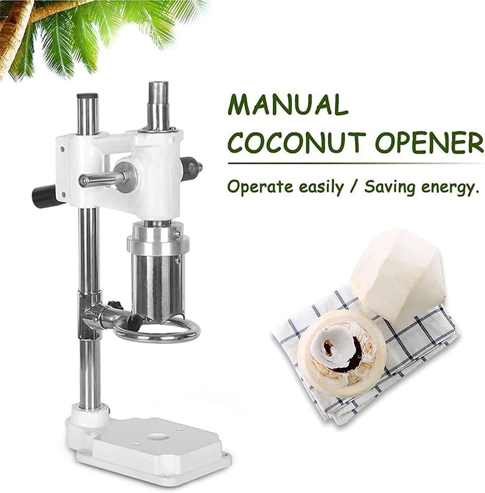 Manual Coconut Hole Opener, Commercial Coconut Hole Opener, Adjustable Tender Coconut Hole Opener Tool for Fruit Shop