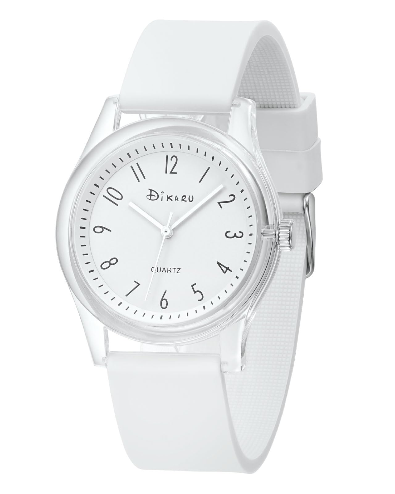 CIVO Montre Silicone Femme Etanche: Simple Grand Cadran Facile à Lire Analogique - Légère Montre Quartz Décontracté Usage Quotidien - Idée Cadeau pour Adolescente Étudiante Filles