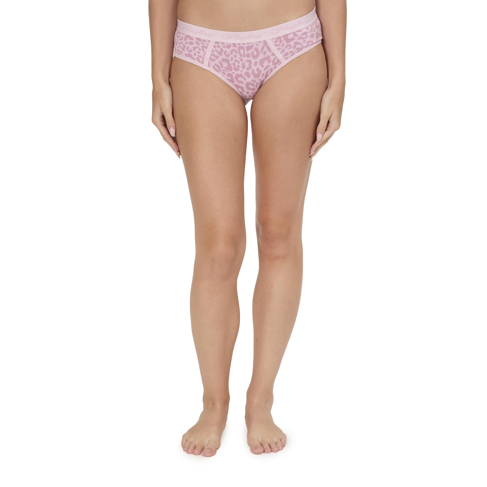 Playboy womens Juniors Ladies Bunny Print Underwear and Sports Bra Sets in Sizes Xxs-xl: Small 3-pack Basic Boyfriend Brief