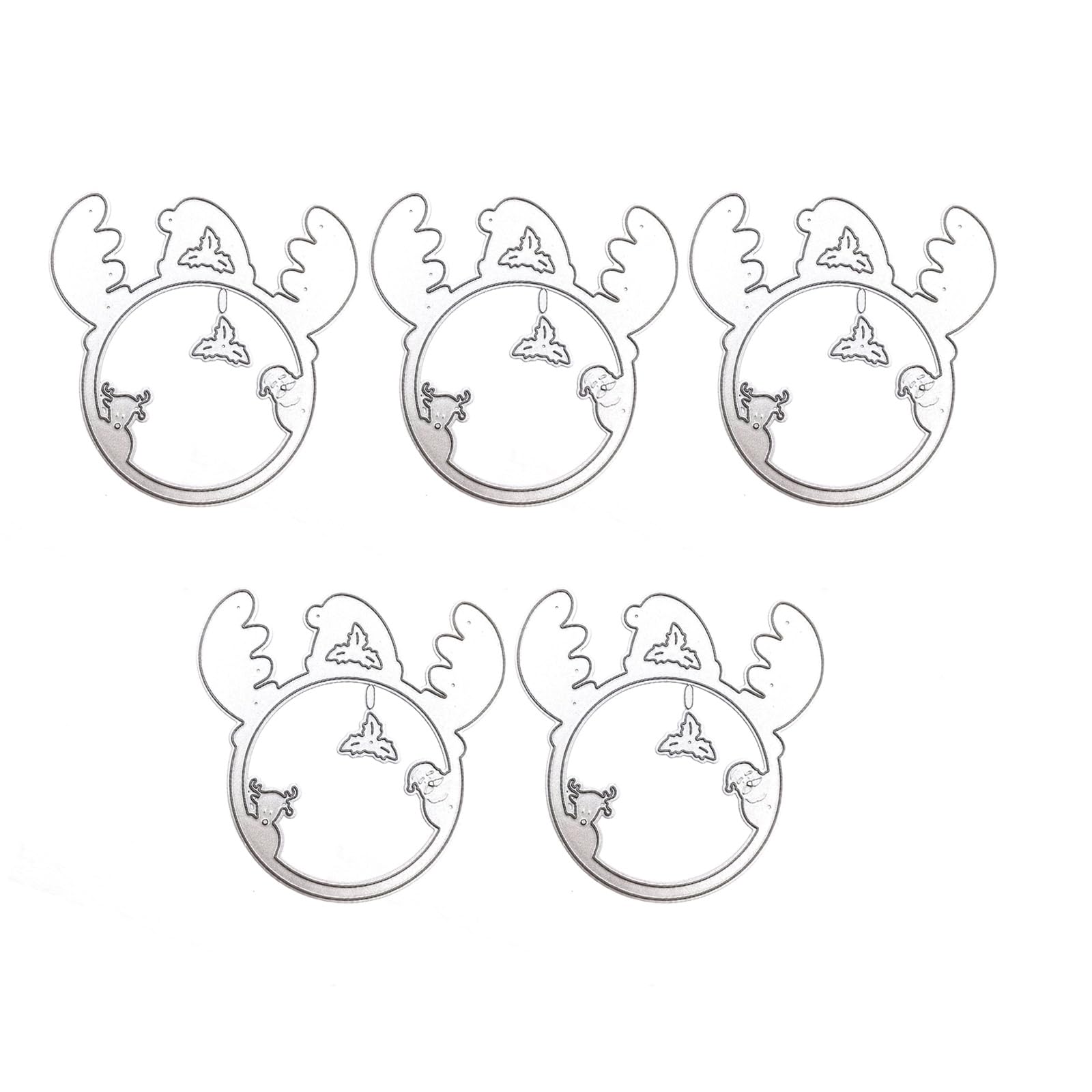 Xinsheinelry Christmas Cutting Dies Christmas Embossing Die Cut Stencils Carbon Steel Cutting Dies for Scrapbooking Card Making Metal Stencils