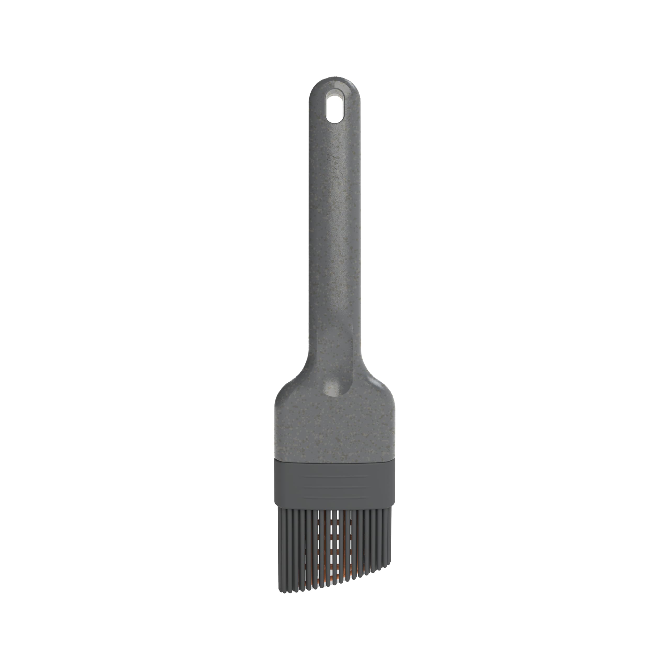 Zyliss Silicone Basting and Pastry Brush, BBQ and Grill Baster for Marinades, Egg, Butter, Soft Grip Curved Handle Made from Sustainable Wheat Straw, Dishwasher Safe