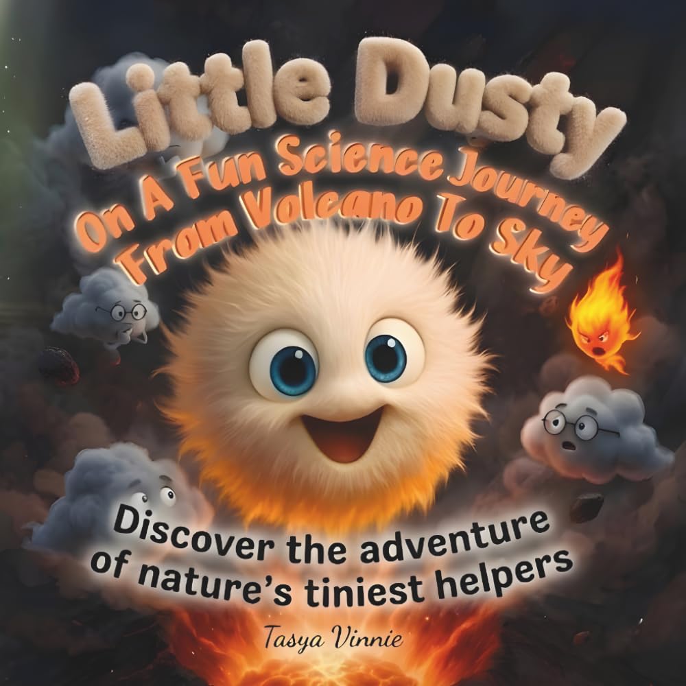 Little Dusty On A Fun Science Journey From Volcano To Sky: Discover the adventure of nature’s tiniest helpers: 1 (Little Dusty Explores Invisible ... Picture Books with Fun Facts for Kids 4–9)