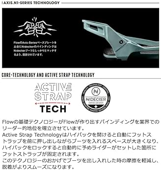24-25 NIDECKER FLOW FUSE FUSION Lサイズ Nidecker Flow Fuse Fusion Snowboard Bindings - 2024/2025