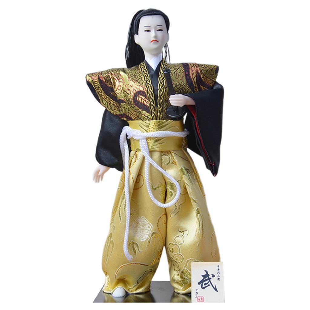 kowaku Muñeca Japonesa Kimono Muñeca Decorativa Muñeca Oriental Muñeca Artística Hecha a Mano con Materiales Mixtos Adecuada para Decorar Oficinas Regalar a
