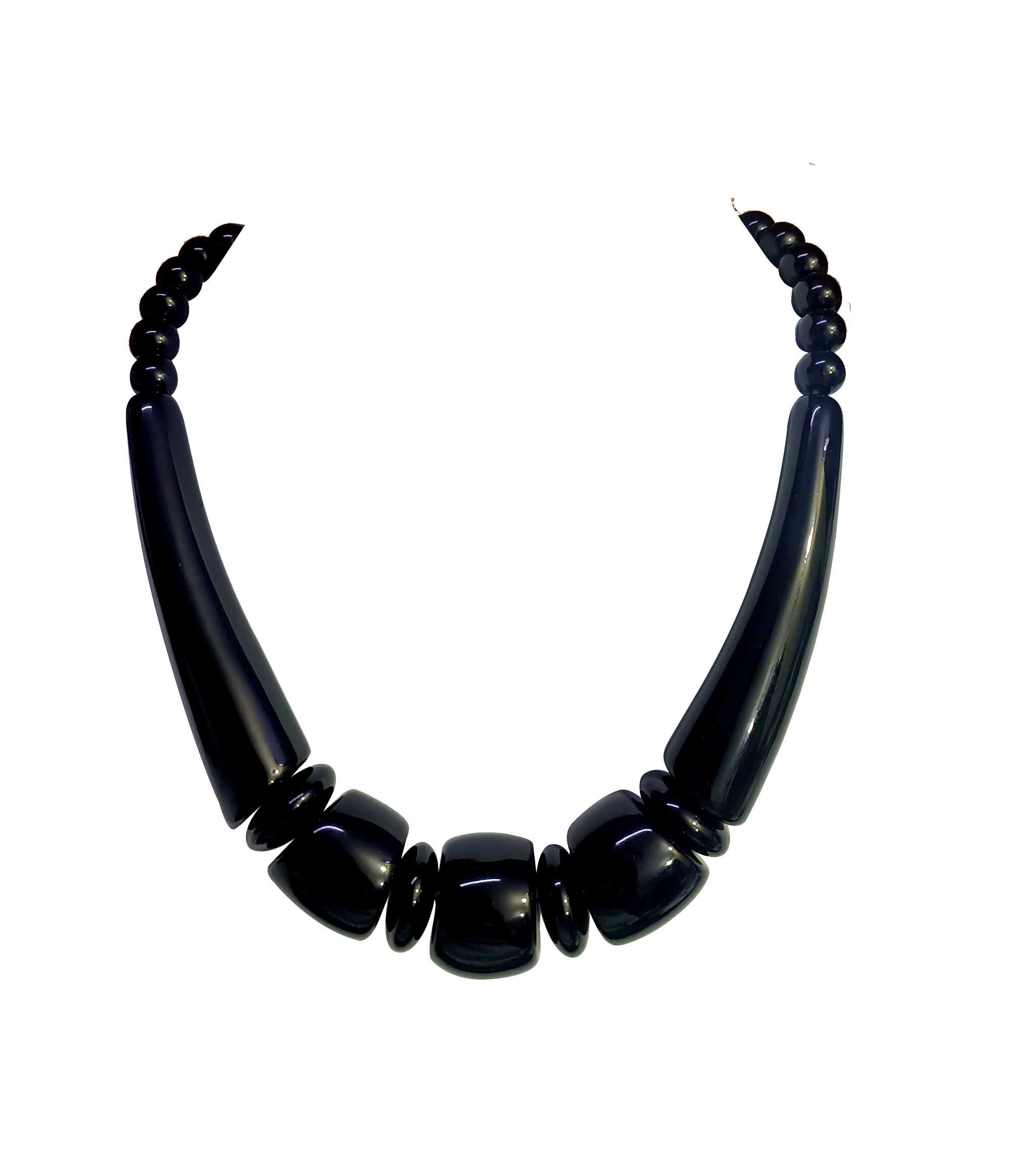 Handmade Chunky Beaded Short Necklace With Earrings | Fashion Jewellery For Women | Bohemian Necklace | Tribal Jewelry | Women Festival Jewellery (Balck_Choker200) (B0CTTMPRMY) Amazon Price History, Amazon Price Tracker