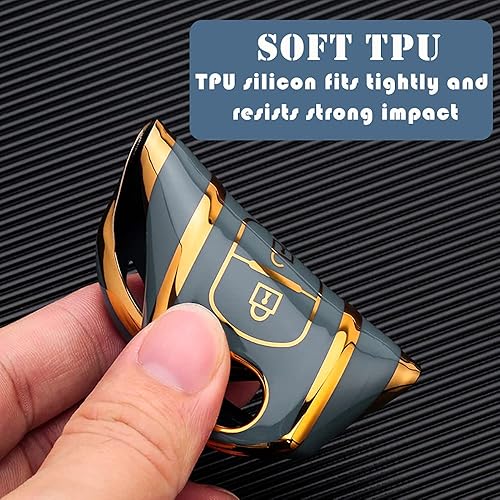 Miniatura 4 de ontto Funda de TPU suave para llave de protección completa compatible con Mazda 6 2 5 3 8, Verde