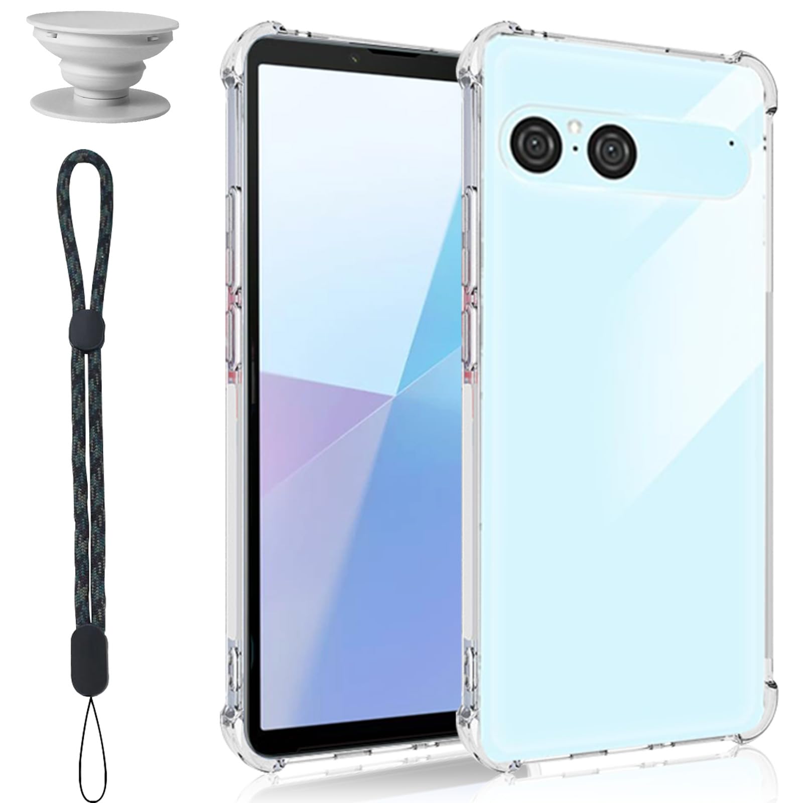 Amazon.co.jp: Sony Xperia 10 VII 用 ケース クリア TPU 耐衝撃 保護