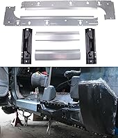 Autoholic Inner & Outer Rocker Panels for 1999-2016 Ford F-250 F-350 Super Duty Extended Cab - Rust-Resistant Steel Replacement