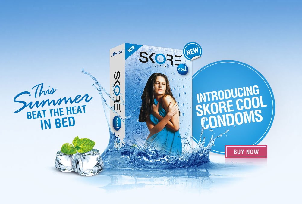Skore Cool Condoms - 10 Count, Pack of 4 (Mint)-picture-34