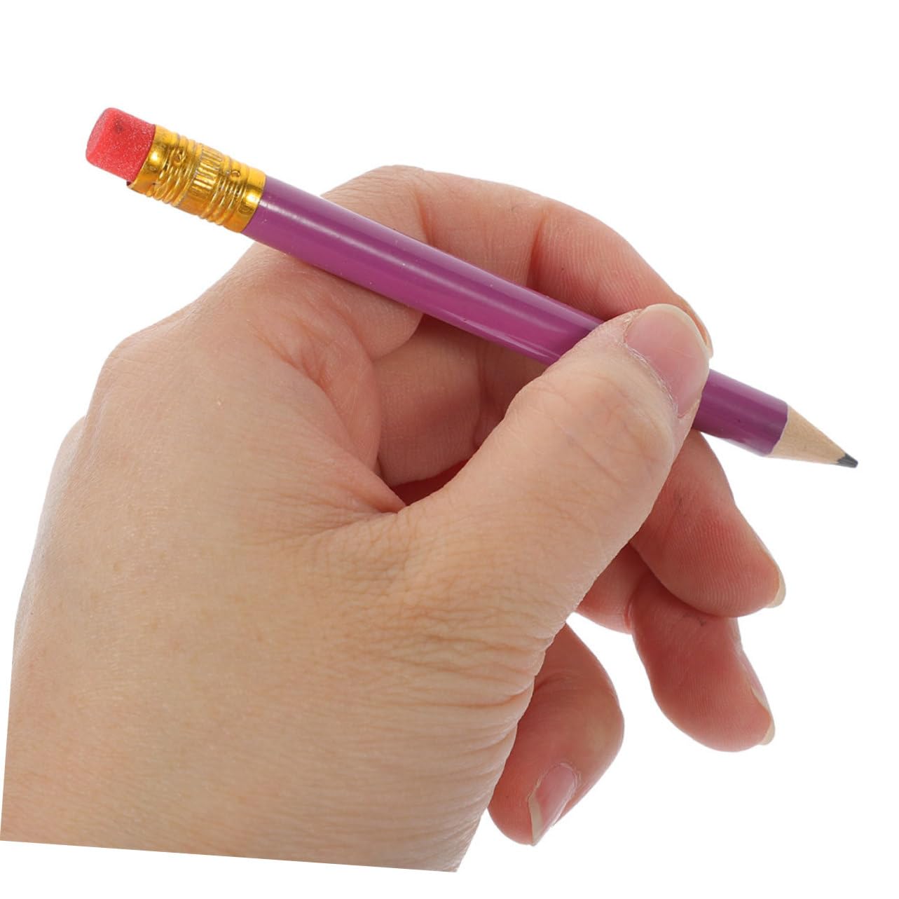 Crayons Courts Hb en Bois pour Écriture, Lot de 144 Pièces