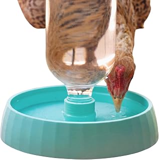 Sturdy Chicken Water Bowl | Farm Animal Chicken Waterer | Gift for Farmer | Automatic Farm accessories | Water Bottle Auto Dispenser