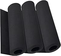 Vista 45 de Rollos de hojas de espuma negra, hoja de espuma EVA grande premium de 13.9" x 59", 5mm de grosor, densidad 86kg/m3 para disfraz de Halloween
