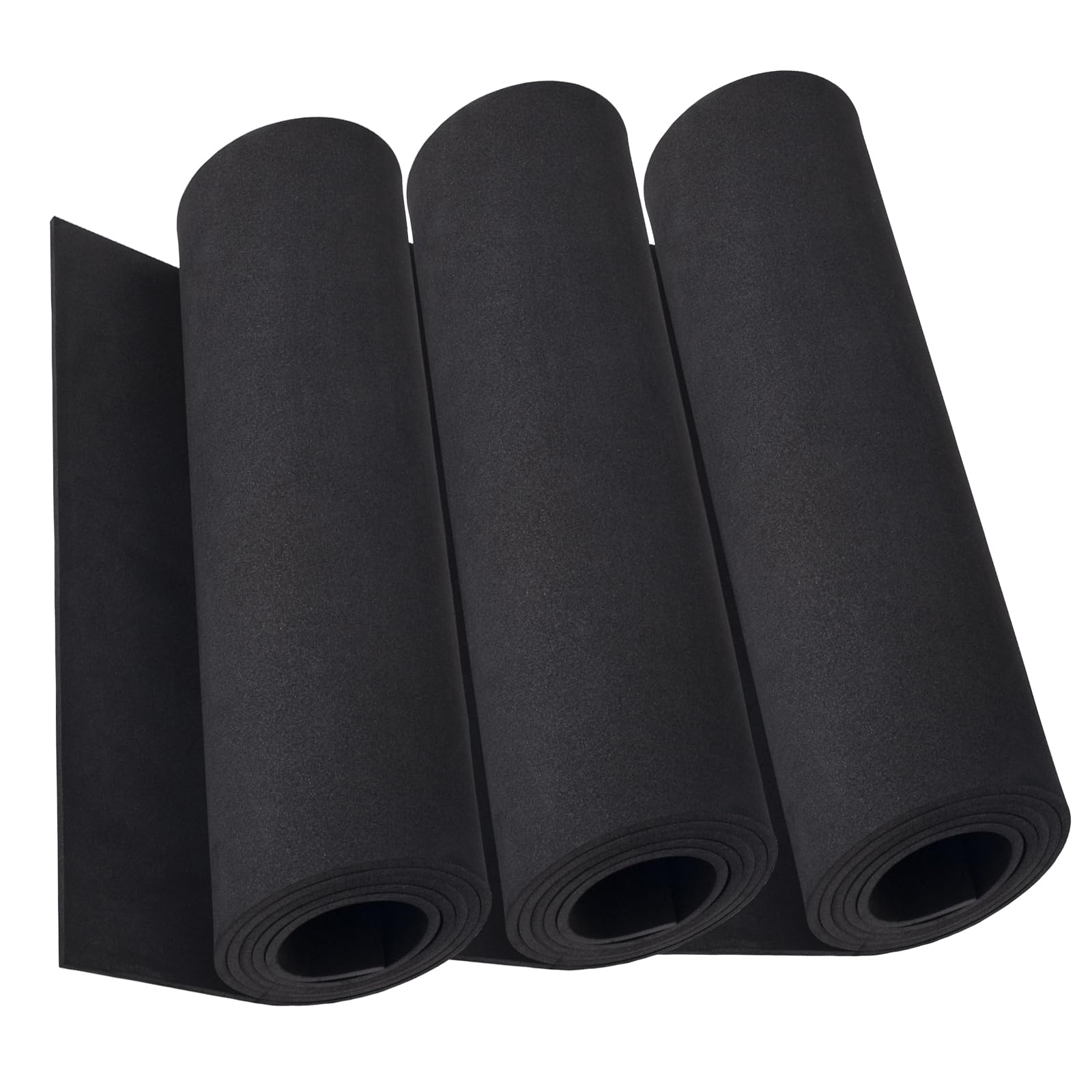 3-Pack 4mm EVA Foam, MEARCOOH Black EVA Foam Cosplay, Premium EVA Foam Sheets