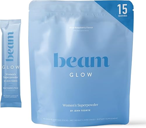 Beam Suplemento de equilibrio hormonal resplandor para mujeres – Suplemento de cortisol para mujeres, suplemento de alivio del síndrome
