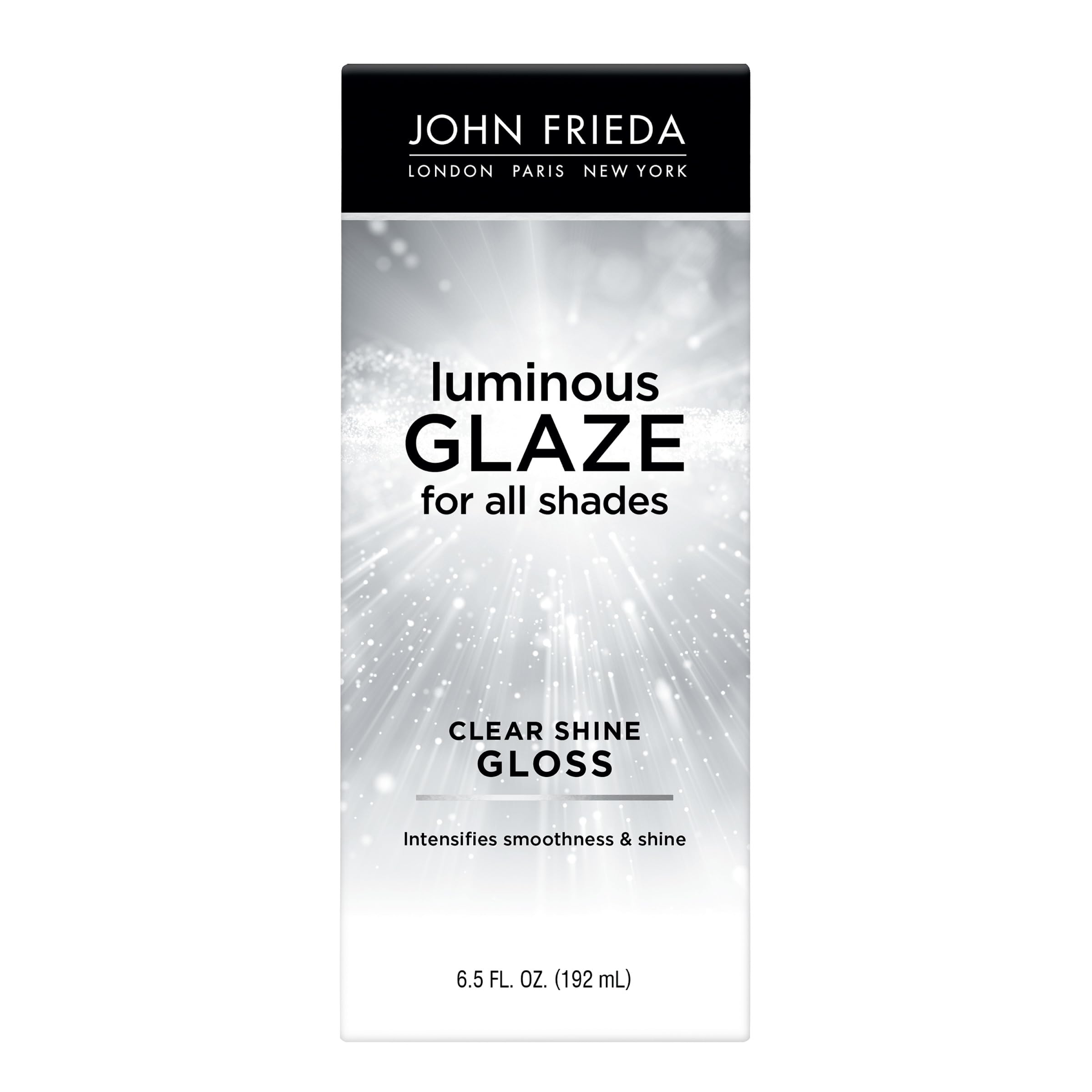 John Frieda Luminous Glaze Clear Shine Gloss, Anti-Fade, Color Enriching Gloss, Safe for Color Treated Hair, 6.5 Ounces