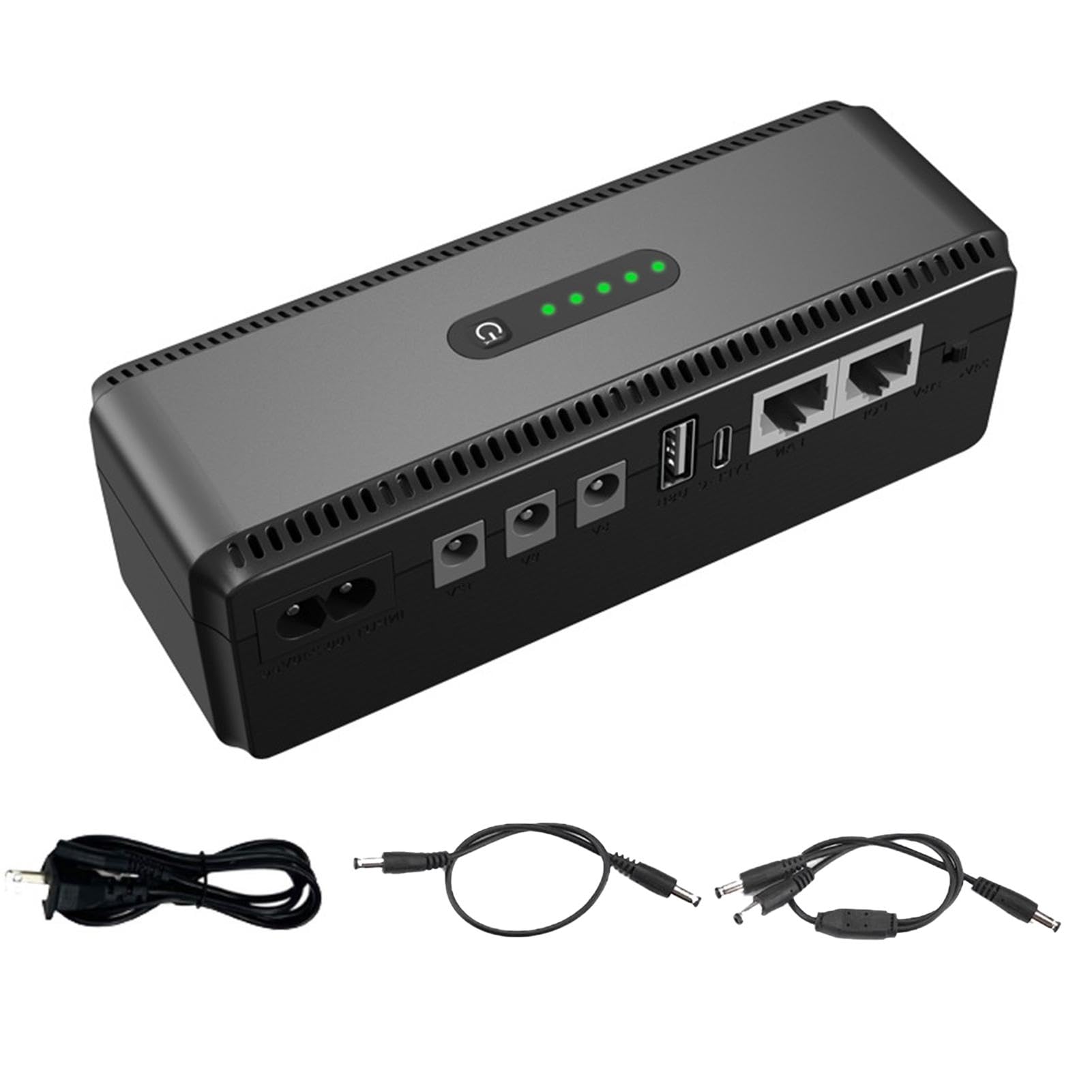 Zapasowe zasilanie akumulatorowe do routera,Zapasowe zasilanie | Zapasowe zasilanie bateryjne Router WiFi, kamera bezpieczeństwa, monitor