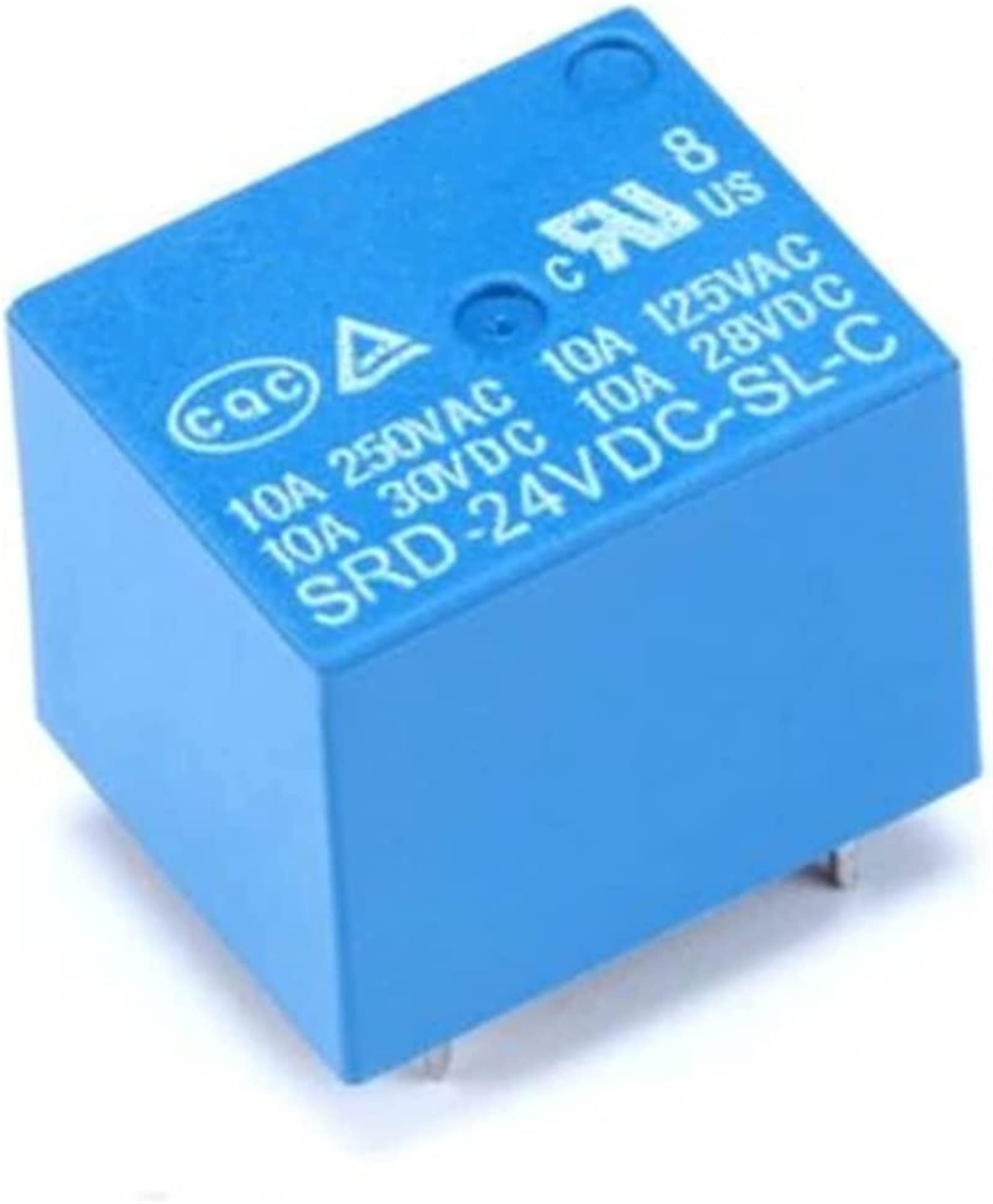 AQHYEBNSR Relay 5PCS SRD-12VDC-SL-C 12VDC 10A 250V AC Power PCB Type T73-12V 5 feet 125V New