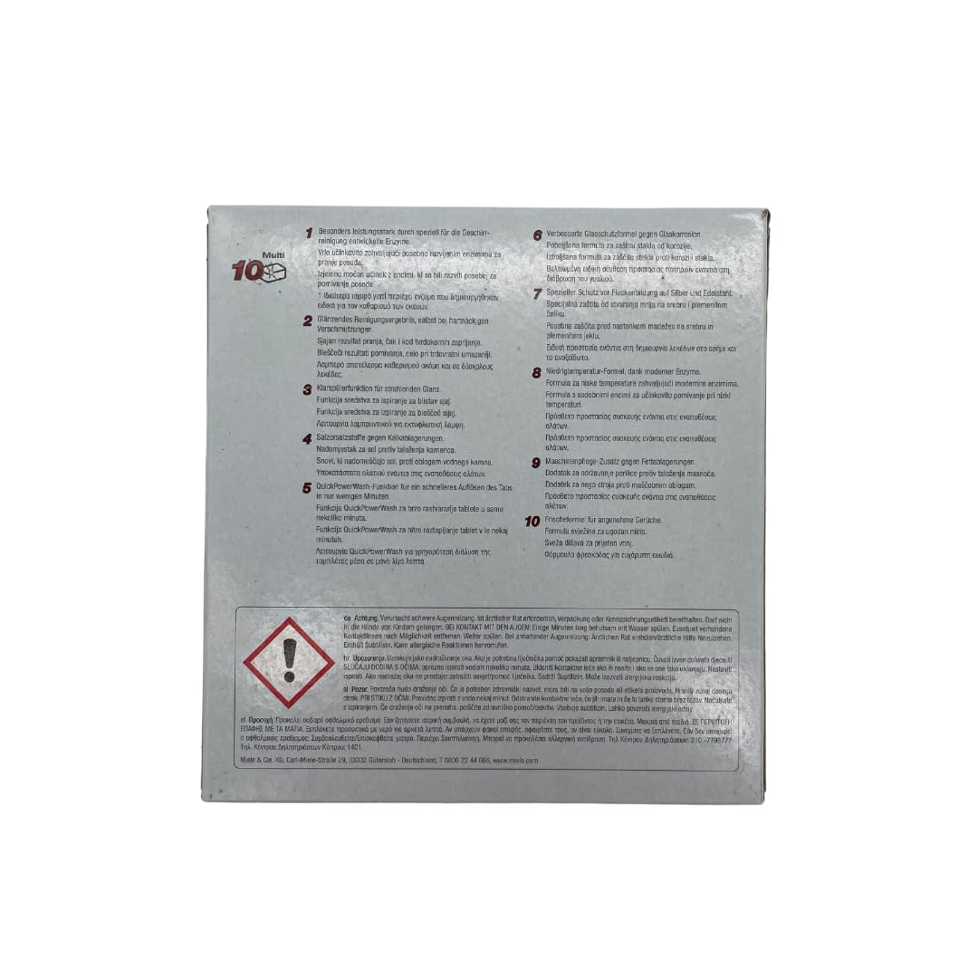 Miele GS CL 0605 T Detersivo per lavastoviglie Compressa 60 pezzo(i)