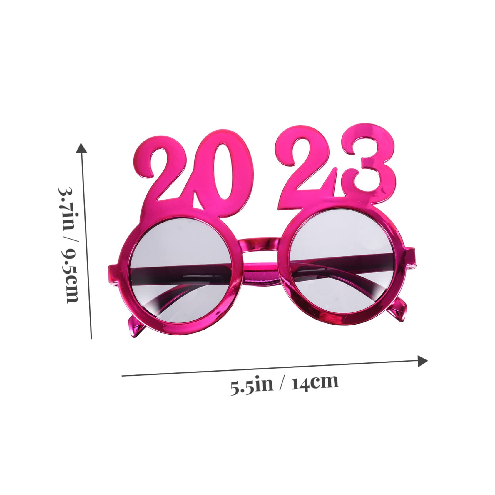 Cabilock Glasses Party Glasses for Adults New Year's Eve Party Favors Lights Frame