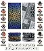 VANCROWN Headband Neck Gaiter Head Wrap Headwear Face Mask Magic Scarf Bandana for Men and Women (9PC.Dimgray Series)