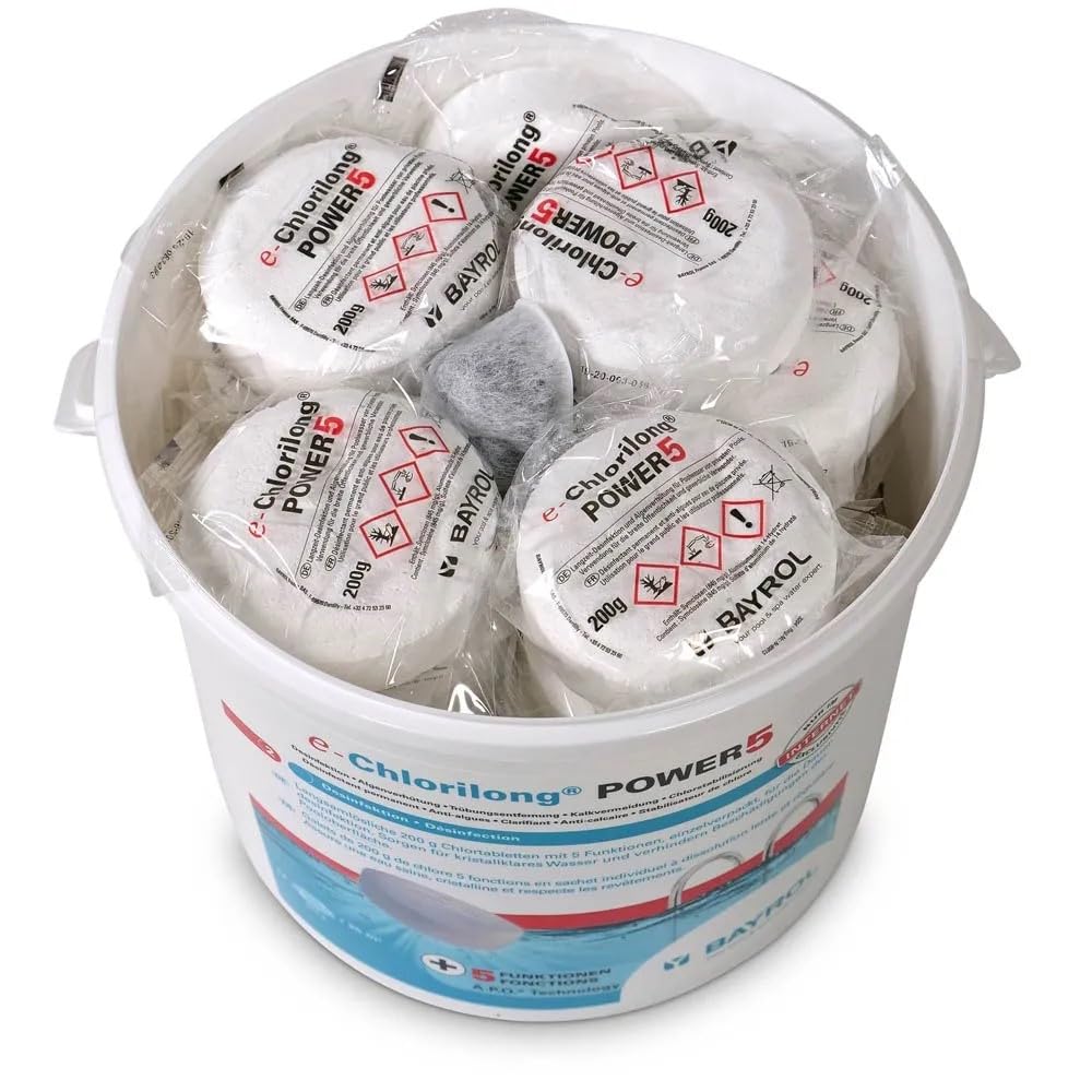 BAYROL-ChOriLONG 5ACCIONES -Disolución lenta-Tabletas SIN SULFATO- Llavero GRATIS SUMABI!!