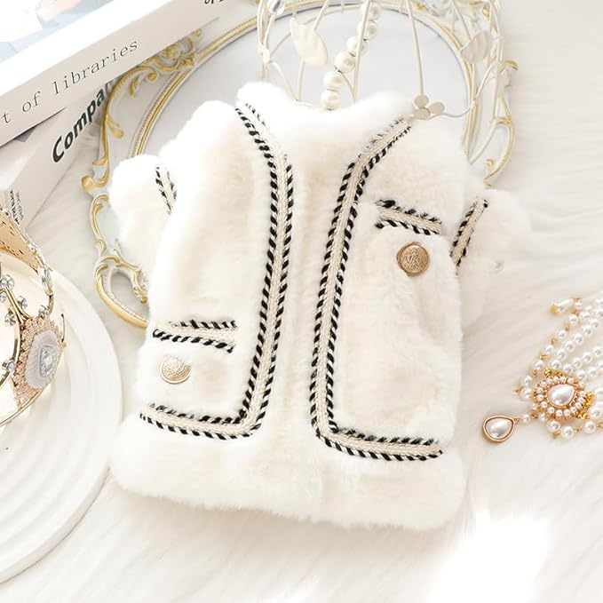 Disfraz de Princesa Tweed AZA para Perro Pequeño, Blanco, Talla M miniatura 2