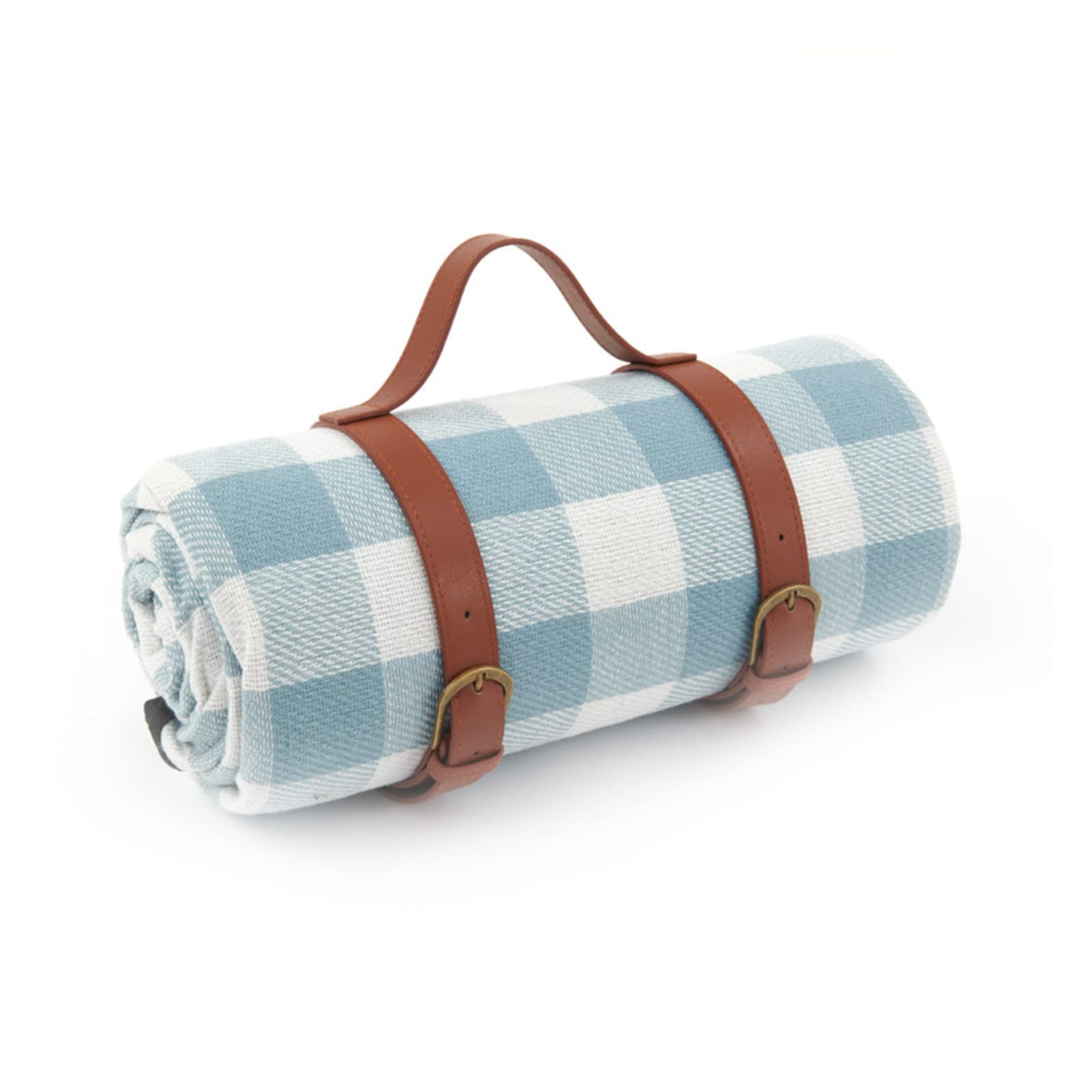 ICYNIAW 79"x79" Extra Large Picnic Mat,Foldable Portable Picnic Blanket,Outdoor Blanket,3-Layer Waterproof Outdoor Picnic Mat,Perfect for Beach,Grass Camping (Blue)