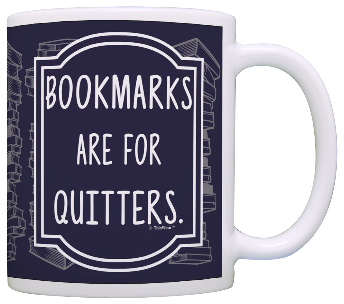 Thiswear Librarian Gifts Bookmarks Are For Quitters Funny Gifts