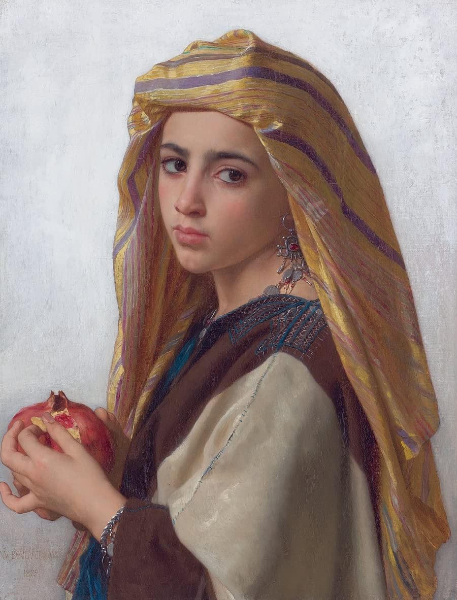 Impression sur Toile d'art Bouguereau chef-d'œuvre mural 60x90