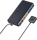 Anker USB 3.0 HDMI KVM Switch, 5 USB 3.0 Ports, Supports 4K@60Hz, Magnetic Remote Button for One-Click Switch Between Laptop and Desktop, Works with Dell, MacBook, iPad, and More (Cables Included)