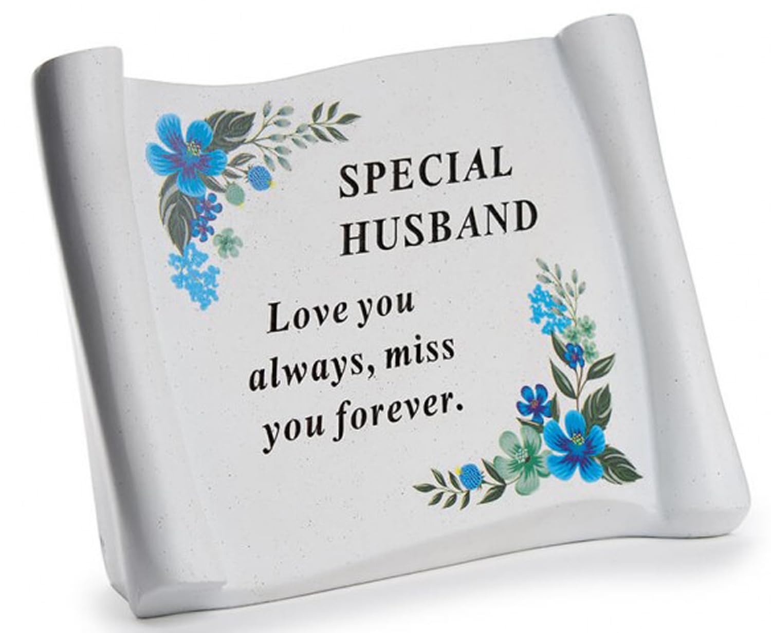 David Fischhoff Husband Memorial Scroll Graveside Memorial Garden Ornament Remembrance Ornament