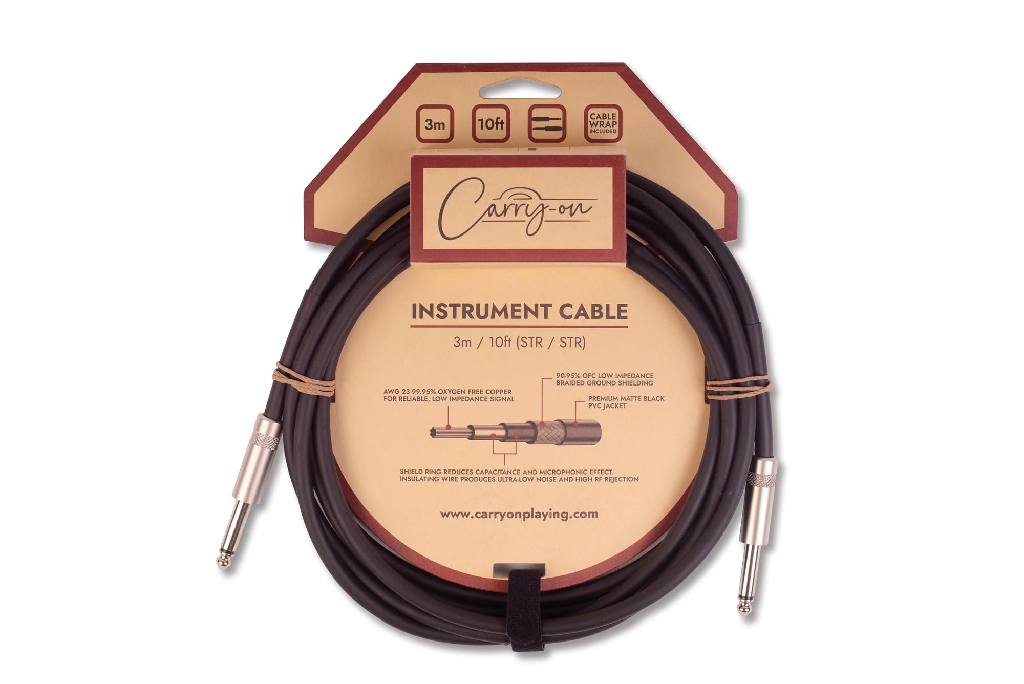 Cavo Strumenti Pro 6M Cavo Jack 6.35mm A 6.35mm Nylon Placcati Oro 1/4 - Foto 5