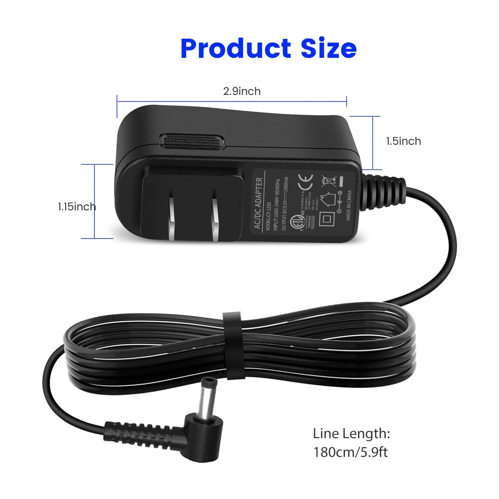 Amazon.com: 9.5V Power Adapter for Casio Piano Keyboard SA76 SA77