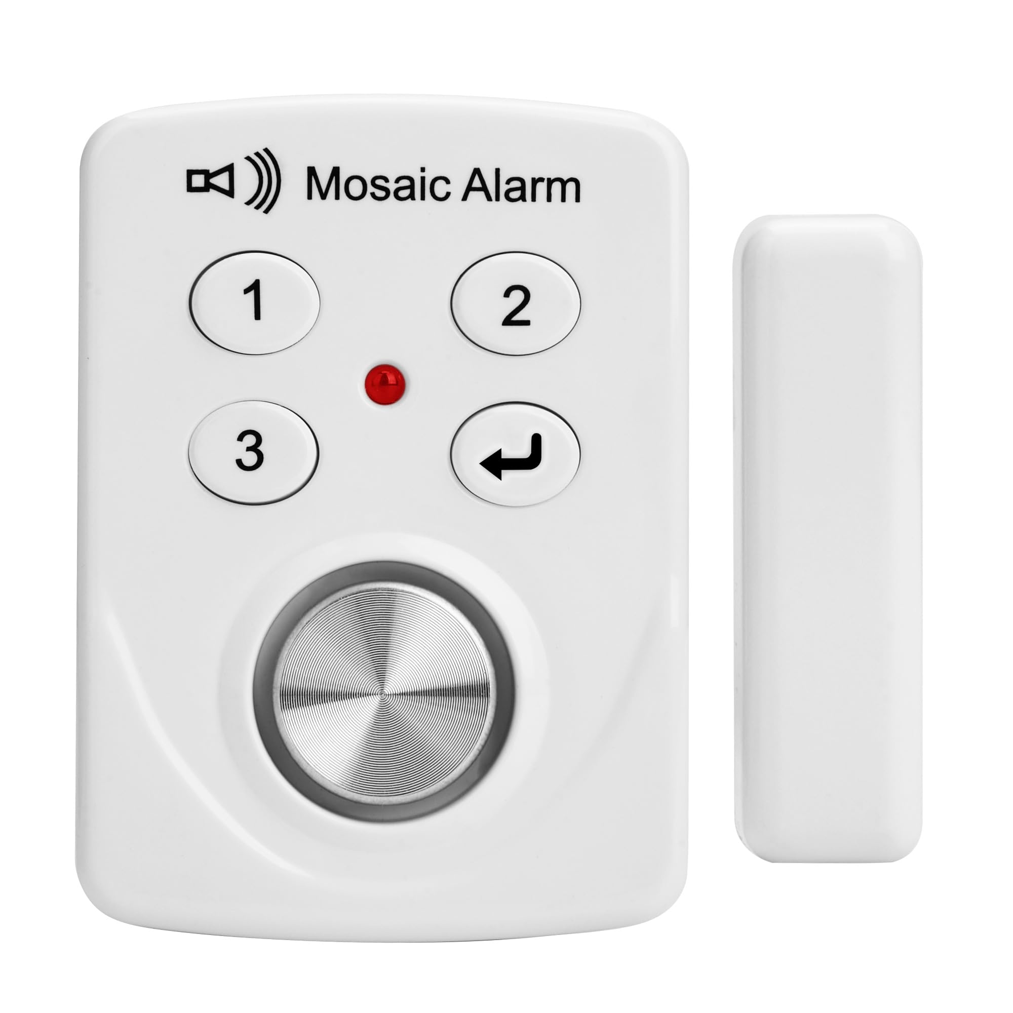 1 Pack Keypad Door Alarm with Delay When Left Open 130db Window Sliding Siren Door Opens Sensor Chime. Home, Apartment Security Intruder Burglar Entry Alert. Cordless Kids Safety Pool Alarm