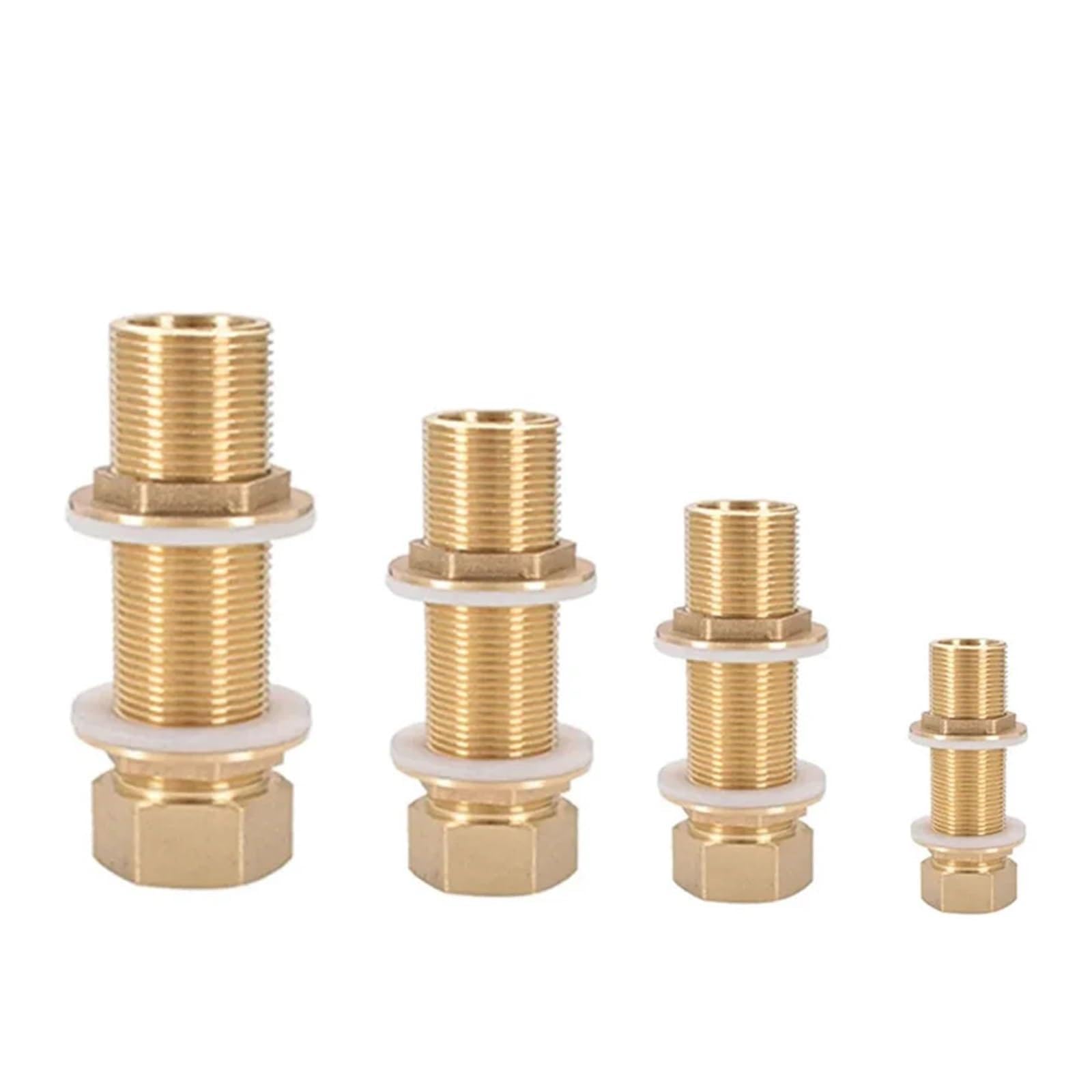 Accesorios para tuberías de riego, Conector de latón for Tanque - 1/4 1/2 3/4 1 in Cobre y Junta, Acoplamiento for pecera, Manguera jardín(3l4 for 67.8mm)